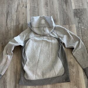 lululemon scuba zip front Two-Tone Gray Jacket